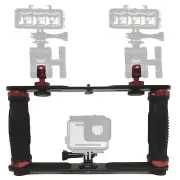 Handheld Stabilizer Rig Underwater Scuba Diving Dive Tray / LED Light for Gopro