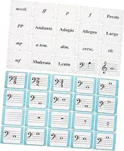 80pcs Musical Notation Learning Cards Engaging Music Theory Flashcards for Piano Violin Designed for Childrens Education and Home Schooling for Music Teachers and Students