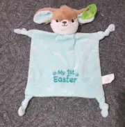My 1st Easter Rabbit Lovey Rattle Blanket Plush Stuffed Animal Baby Toy Unisex