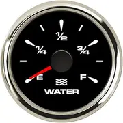 STGTZPLPDU 52mm Boat Car Fuel Level Gauges 0-190ohm 240-33ohm Fuel Level Meters Marine Water Level Gauge Sensor Sender Unit for Yacht 9-32V Fuel Gauge(AS)