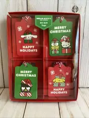 Hello Kitty Sanrio Friends Gift Tag Set Christmas Badtz-Maru Pompompurin New
