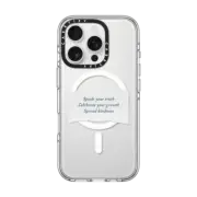 iPhone 16 Pro Clear Case MagSafe Compatible SPEAK YOUR TRUTH