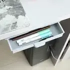 Under Desk Storage Box Invisible Drawer Desk Bottom Paste Type Finishing B YNFya