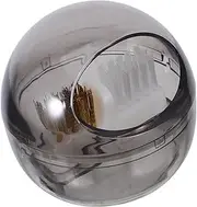 Ipetboom Nail Drill Bits Cleaner Brush Case with Clear Covers Efficient Wire Cleaning Tool for Nail Art Maintenance for Salon and Home Use Mess Debris Containment
