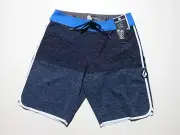 New Volcom Mens Size 29 Blue Mod Tech Beach Surf Swim Trunk Shorts Stretch $60