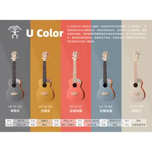 aNueNue UC-10 QS UC10 23吋 灰色 面單 Ukulele 烏克麗麗 彩虹人