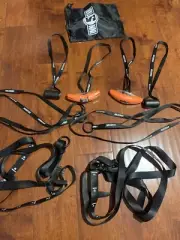 Innstar Exercise Handles Door Anchor Strap Attachment Bundle W/ Bag
