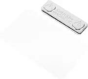 GARVALON Heat Transfer Name Tag Magnetic Name Tags Sublimation Dog Tags Blanks Blank Name Tags Name Badge Make Your Own Buttons Sublimation Buttons Volunteer Name Tags Acrylic White