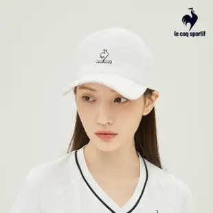 【LE COQ SPORTIF 公雞】休閒運動棒球帽 帽子 中性-2色-LKR03304