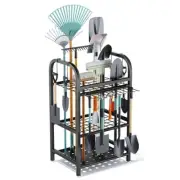 for Garage, Storage Rack for Garage 16.5 x 12.6 x 30 in Garden Tool Organizer