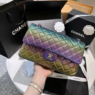 【二手】折疊禮盒 Chanel 真的是入了Chanel 2. 55的 cf 絕美細閃