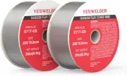 Flux Core Gasless Mig Wire, Mild Steel E71TGS .030+.035-Diameter, 2-Pound Spool,