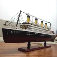 在飛比找蝦皮商城精選優惠-船模型泰坦尼克號模型木質船模型擺件仿真郵輪游輪大型輪船裝飾豪