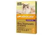 Advocate(TM) Fleas, Heartworm & Worms for Cats Over 4kg - 6 Pack