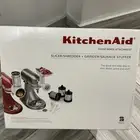 KitchenAid Attachment Pack (Slicer, Food Meat Grinder & Sausage Stuffer) KSMGSSA