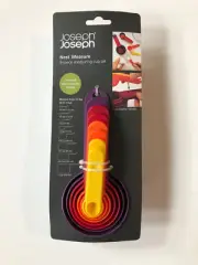 Joseph Joseph Nest Measure 8 Piece Measuring Spoon & Cup Set Multi-Color NEW