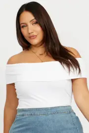 White Top Off The Shoulder