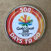 GC2018 Commonwealth Games Gold Coast – 500 Days to Go Pin
