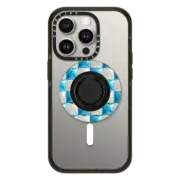Snappy Ring Holder Snappy™ Ring Holder MagSafe Compatible Balloon Checkers - Sky Blue
