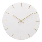 LUCA White 60cm Silent Wall Clock
