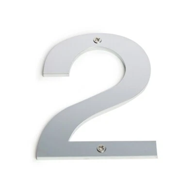 Sandleford 100mm Stainless Steel Numeral 2