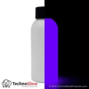 Glow In The Dark Paint, Bright Purple - UV Reactive Luminescent Paint