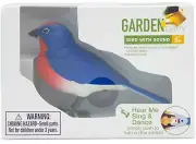 Garden Party Bird with Sound Singing Chirping Motion Activated Bluebird Songbird