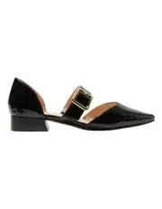 [Sandler] Adore Flat Shoes in Black Patent Leather