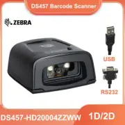 Zebra DS457-HD20004ZZWW 1D/2D Fixed Mount Barcode Scanner Reader USB/RS232 Kit