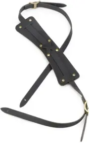 LM Products The Helheim Viking Series Leather Strap - Black (5-pack) Bundle