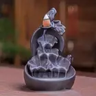 Ceramic Backflow Waterfall Incense for Holder Handicraft Incenser