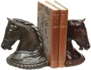 Bookends Morgan Parade Horse Head Equestrian OK Casting Hand Crafted Traditional