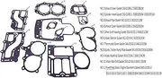 Boat Motor Complete Power Head Seal Gasket Kit fit Tohatsu Nissan Outboard Engine NS M 9.9HP 15HP 18HP 2-Stroke, 2cyl