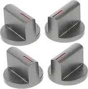 Kisangel 4Pcs Gas Stove Knobs Easy to Install Kitchen Control Knobs Compatible with Gas Stoves Kitchen Restaurant Use