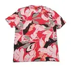 Hugo Hugo Boss Men's Red Defron Floral Graphic Crew-Neck Short Sleeve T-Shirt