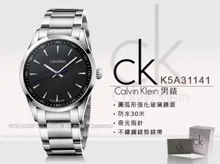 CASIO 手錶專賣店國隆 CK手錶  K5A31141/K5A3114N/K5A31146_大錶徑強化玻璃_開發票