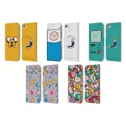 OFFICIAL ADVENTURE TIME GRAPHICS LEATHER BOOK CASE FOR APPLE iPOD TOUCH MP3