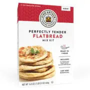King Arthur Baking Perfectly Tender Flatbread Mix Kit 16.5 Ounce Pack