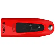 SanDisk 64GB Ultra USB 3.0 Flash Drive Red