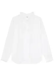 Isabel Marant étoile Pamias Ruffled Cotton Blouse - White - 42 (UK14 / L) 42 (UK14 / L)
