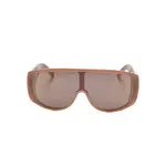 [Mm6 Maison Margiela] Mm6 Maison Margiela Shield Sunglasses ONE SIZE BROWN