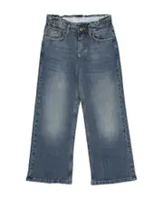 Golden Goose Kids Straight Leg Elasticated Waist Jeans 10Y Blue