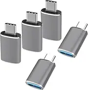 Adapter High-Speed Data Transfer, USB-C to USB 3.0 Female Adapter for MacBook Pro 2020, iPad Pro 2020, Samsung Notebook 9, Dell XPS and Other Type-C Devices (Pack of 5)