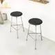 現代簡約高腳椅客廳高腳凳子日式輕奢家用實木吧檯椅鐵藝吧檯凳子