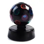 MDI Disco Ball Rotating LED Multicolour Party Light Room Decor 13.5cm Black