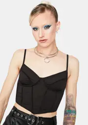 Run To Me Bustier Crop Top