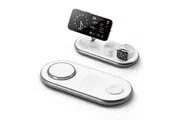 3 in 1 Charging Station for Apple Devices, Faster Mag-Safe Charger Stand, Compatible with iPhone 16-12 Pro Max, iWatch iwatch and AirPods(White)