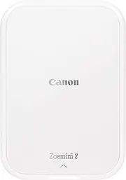 [Canon] Zoemini 2 Mini Photo Printer - 3 Months Disney+ Free - Mobile, Portable, Pocket Photo Print, 5 x 7.6 cm, Wireless for Smartphone + Tablet, Battery, App, Bluetooth, Pearl White [+ 10 Zinc Print