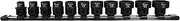 Astro Pneumatic - 11Pc 1/2" Drive Low Profile Nano Impact Sockets - SAE (model: 78211)