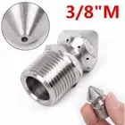 Washer Nozzle Cleaner Sewer Head Drain Steel Brass Rustproof Dredging Sewage